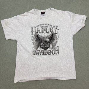 Harley Davidson T-Shirt Mens XL Gray
